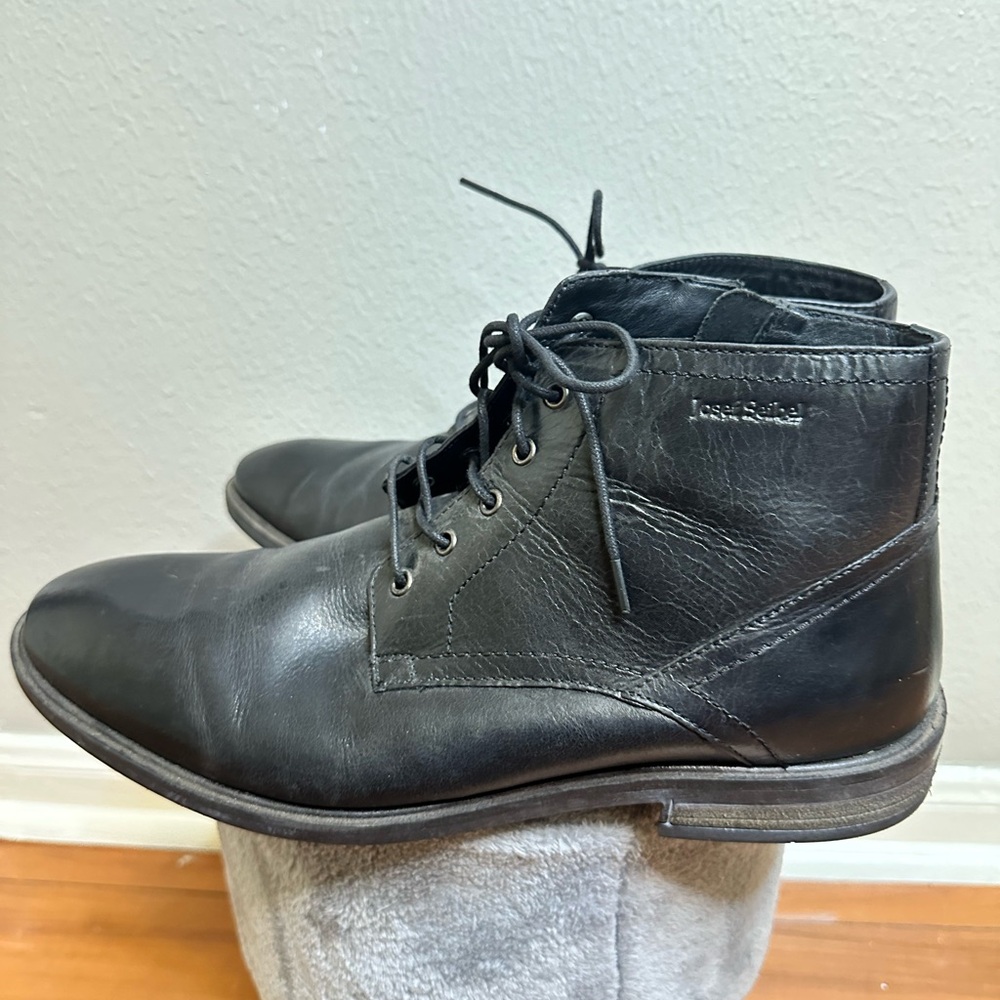 Josef Seibel Jonathan 06 Mens Leather Chukka Lace Up Zip Ankle Boots Size Eu 45